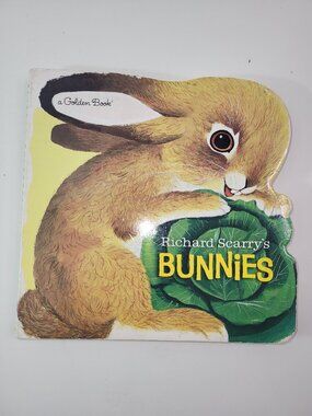 Richard Scarry's Bunnies: A Golden Book Die-Cut Board Book